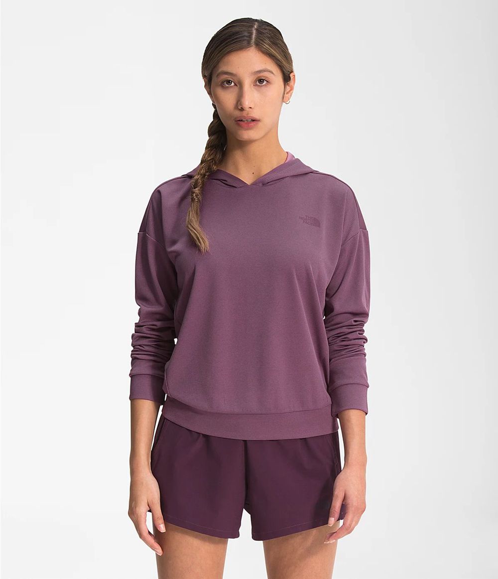 The North Face Wander Sun Kapuzenpullover Damen - Lila CH-197HPFD